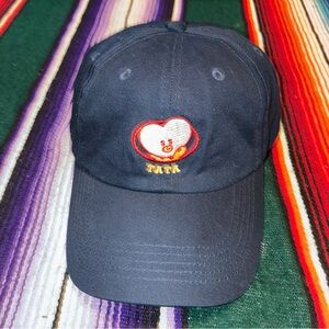 BT21 TATA Red Heart Hat | Official Line Friends x BTS | Adjustable Cap